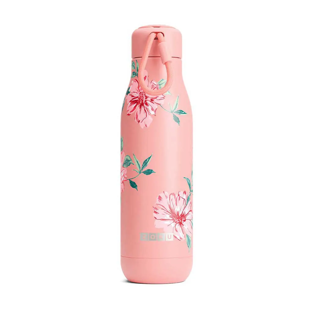 Stainless Steel Bottle 750 ml PC Rose Petal Zoku